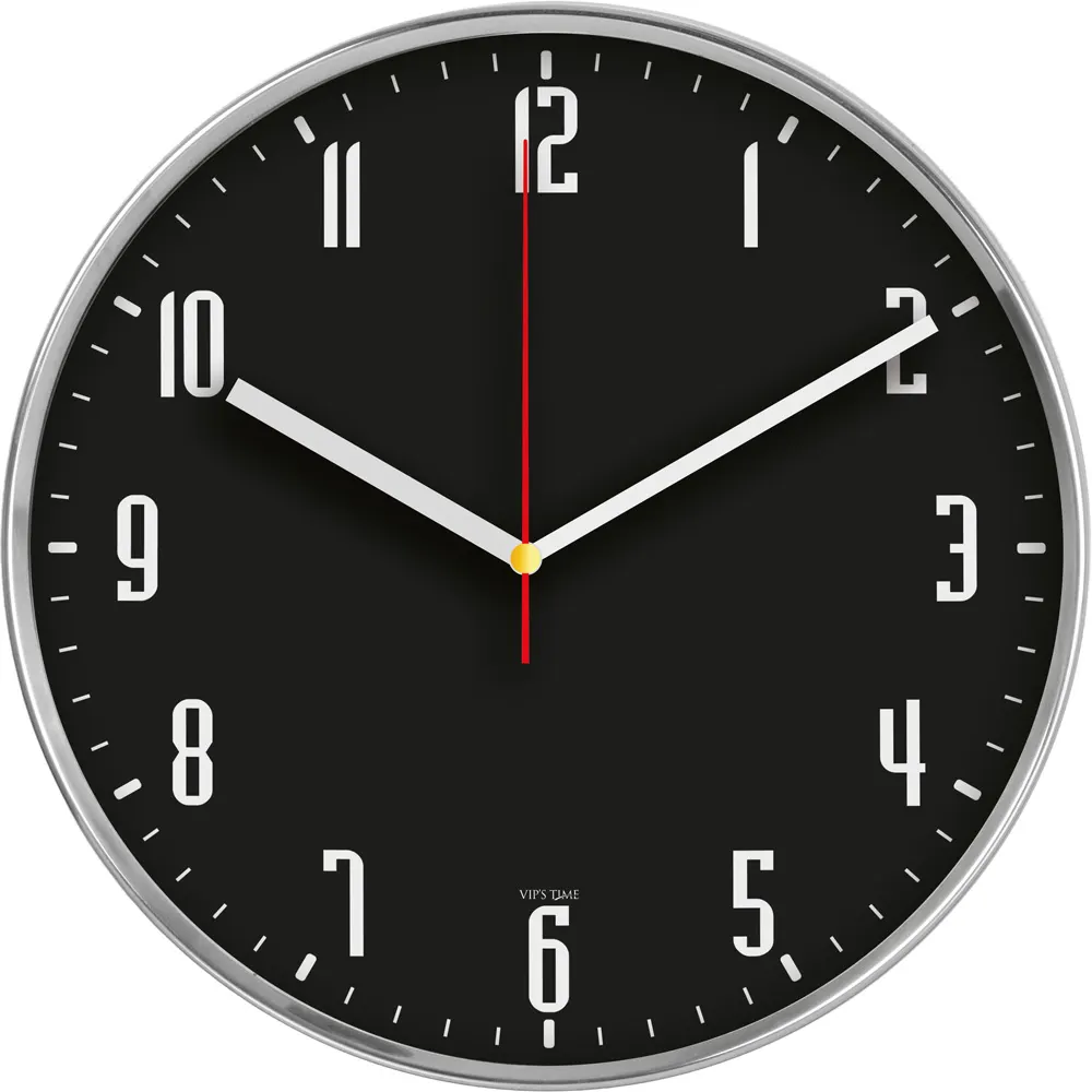 V30-930 Paslanmaz Metal Duvar Saati