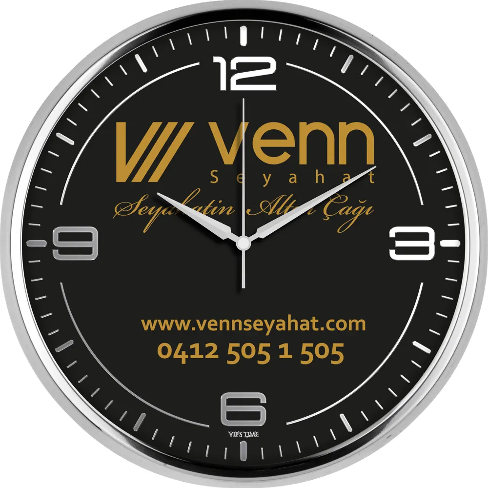 V30-950-GV Metal Duvar Saati