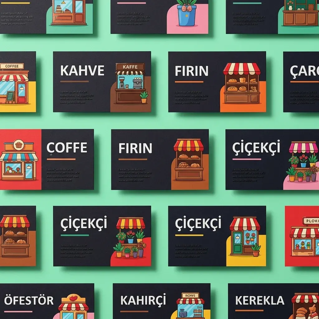 Kabartma Laklı Kartvizit