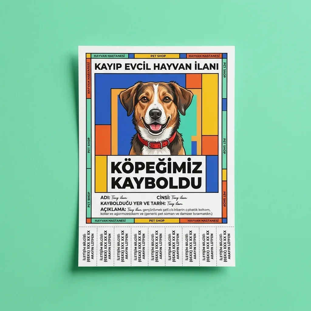 Kayıp Evcil Hayvan İlanı