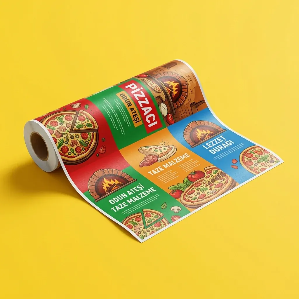 Yapışkanlı Folyo Baskı